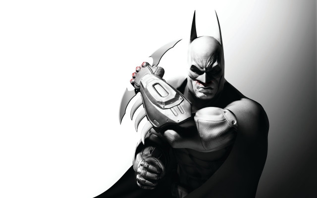 Man batman costume holding bat free wallpaper - medium preview image