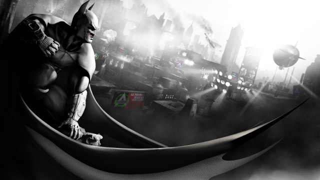 Batman futuristic city bat hand free wallpaper - medium preview image