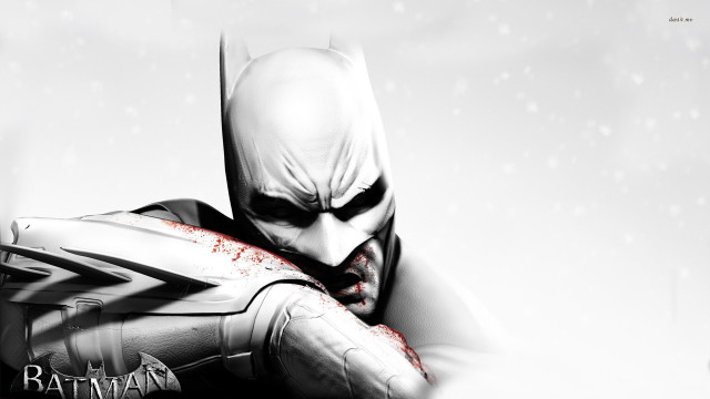 Batman character blood chest dark free wallpaper - medium preview image