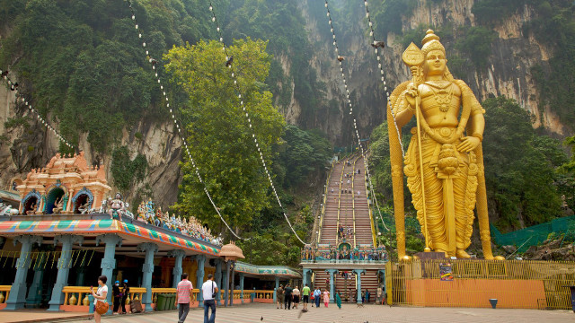Golden statue open area people free wallpaper - medium preview image