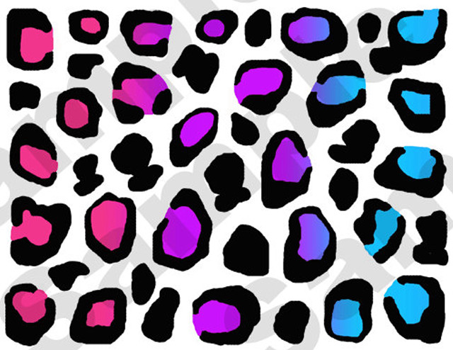 Leopard print pattern colorful skin free wallpaper - medium preview image