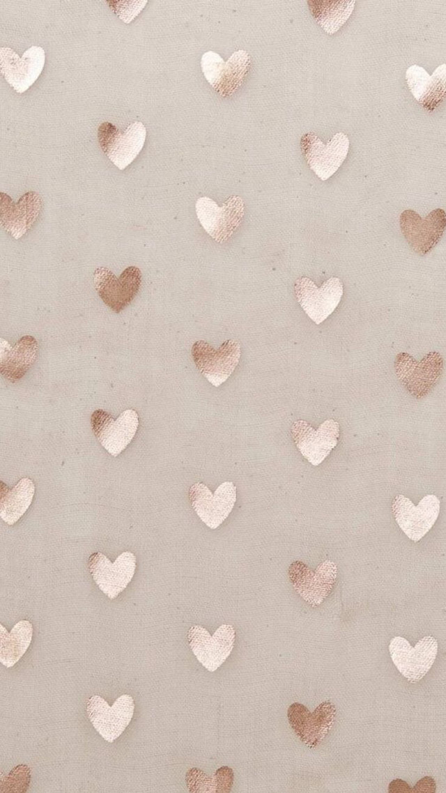 Hearts wall white background gold free wallpaper - medium preview image