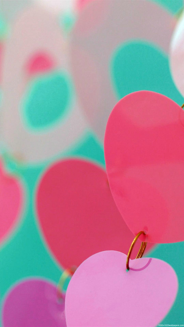 Heart shaped object hanging string free wallpaper - medium preview image