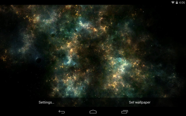 Starfield black background white dot free wallpaper for desktop - medium preview image