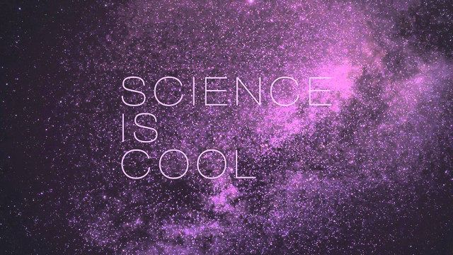 Purple background science is cool free wallpaper - medium preview image