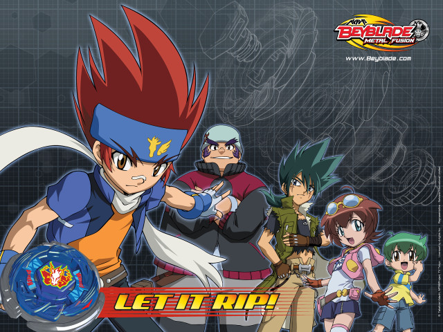 Anime characters let it rip free wallpaper - medium preview image