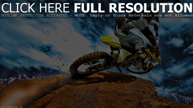 Man riding dirt bike dirt free wallpaper - medium preview image