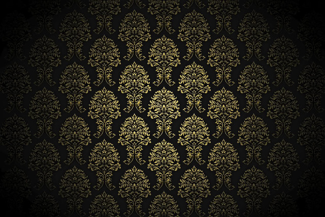 Black gold wallpaper gold flowers free wallpaper - medium preview image