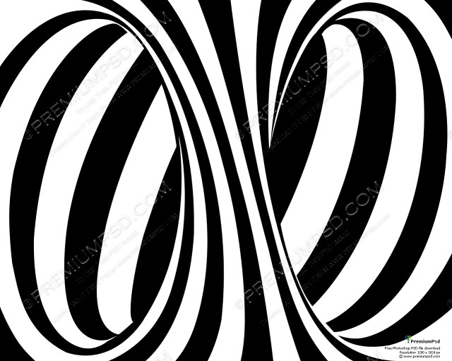 Black white swirl background vector free wallpaper - medium preview image