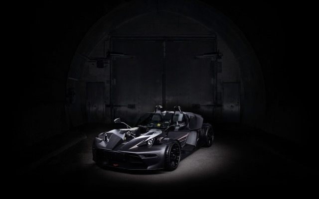Black sports car dark tunnel free wallpaper - medium preview image
