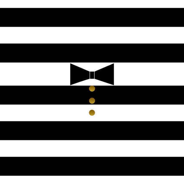 Bow tie striped wallpaper gold free wallpaper - medium preview image
