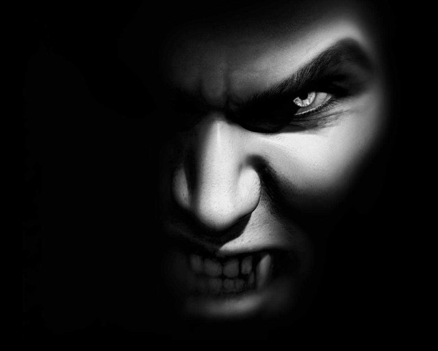 Creepy face smile expression person free wallpaper - medium preview image