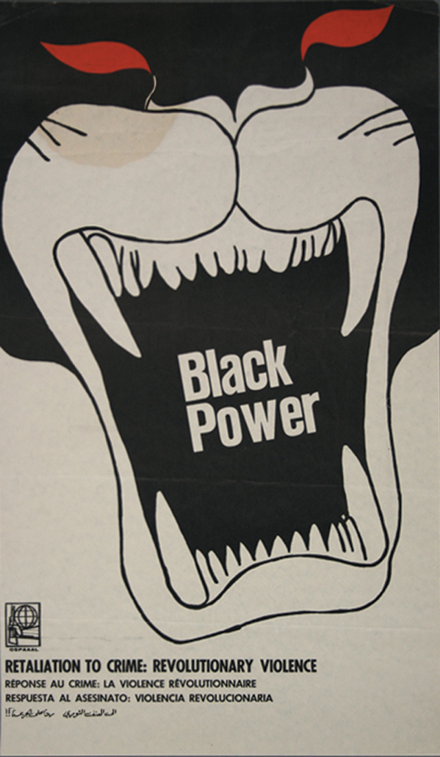 Black power poster red eyes free wallpaper - medium preview image