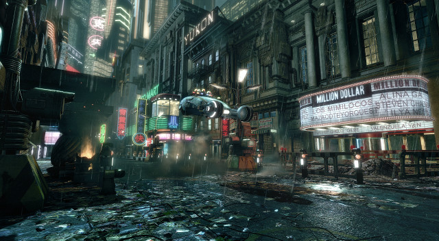City street trash night movie free wallpaper - medium preview image
