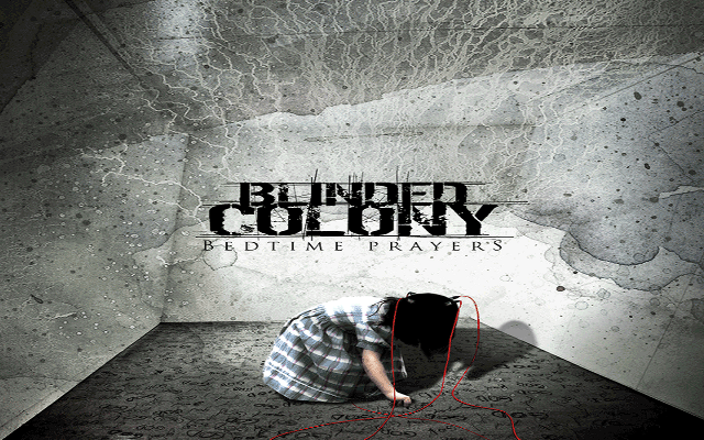 Person kneeling headphones room torn free wallpaper - medium preview image