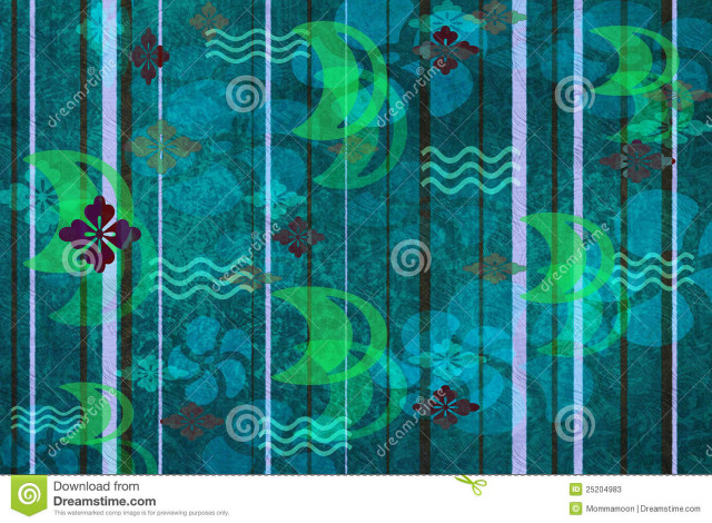 Blue green abstract background flowers free wallpaper - medium preview image