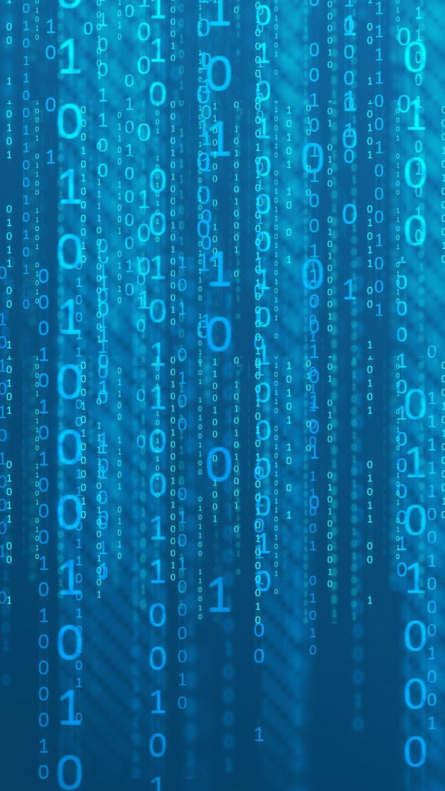 Blue background numbers image free wallpaper - medium preview image