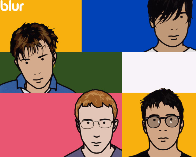 Group of four men with free wallpaper - medium preview image