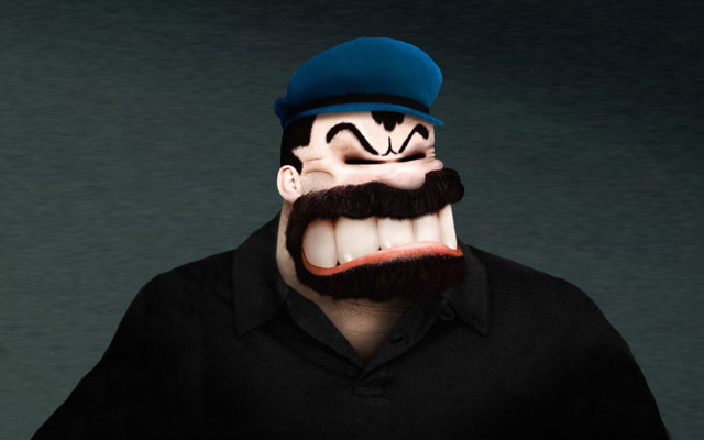Old man parody formal hat free wallpaper - medium preview image
