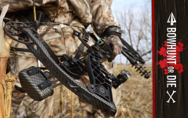 Man holding bowhound bow case free wallpaper - medium preview image