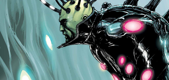 Glowing robot cyborg afrofuturism ocean free wallpaper - medium preview image