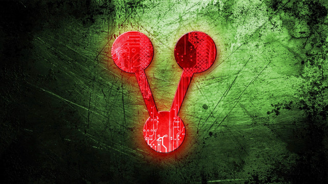 Red spoons green surface black free wallpaper - medium preview image