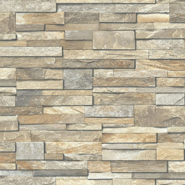 Stone wall brown tan pattern #2 free wallpaper - medium preview image