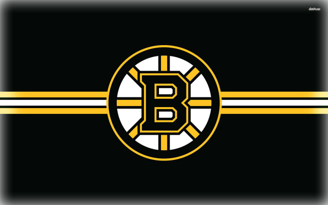 Boston hockey logo black yellow free wallpaper - medium preview image