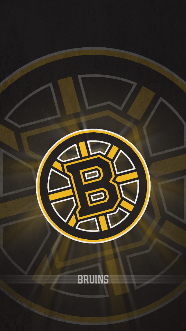 Boston hockey logo black background free wallpaper - medium preview image