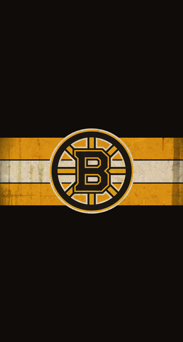 Boston hockey logo yellow white free wallpaper - medium preview image