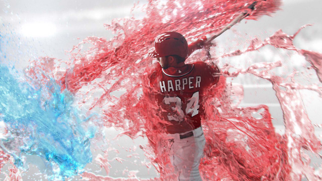 Baseball player throwing ball red free wallpaper - medium preview image