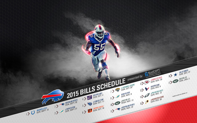Football player running red white free wallpaper - medium preview image