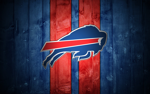 Buffalo logo wooden background red free wallpaper - medium preview image