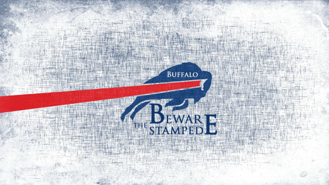 Buffalo logo red blue stripe free wallpaper - medium preview image