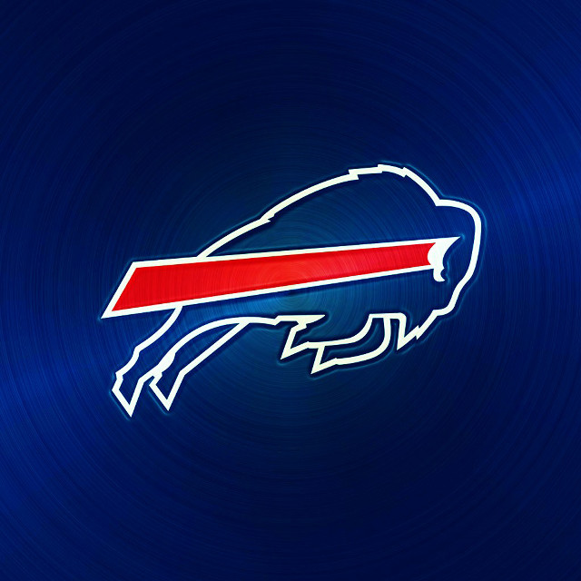 Buffalo logo blue background red free wallpaper - medium preview image