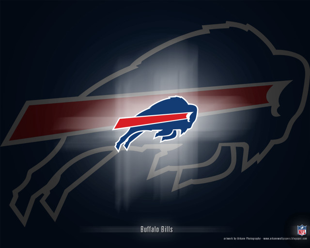 Buffalo logo dark background red free wallpaper for desktop - medium preview image