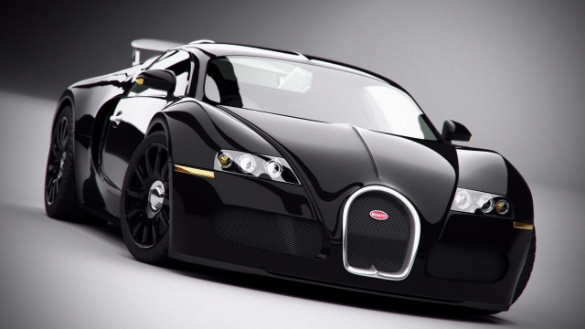 Black bugatti car image free wallpaper - medium preview image
