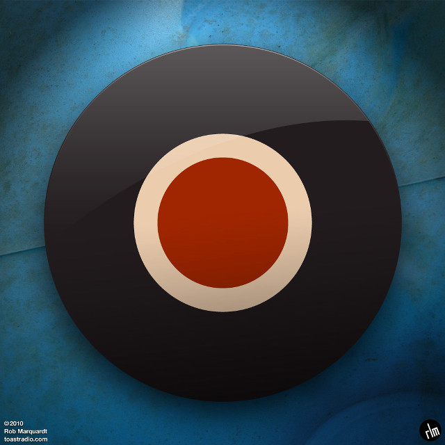 Black red circle blue background free wallpaper - medium preview image