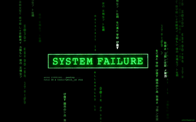 System failure green wireframe multiple free wallpaper - medium preview image