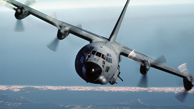 Airplane flying sky mountain range free wallpaper - medium preview image