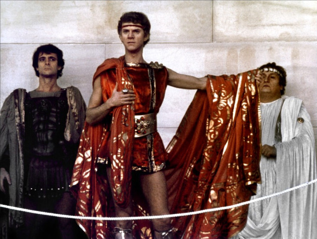 Roman costume men sword shield free wallpaper - medium preview image