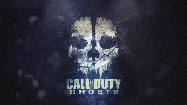Skull call duty ghosts black free wallpaper - medium preview image
