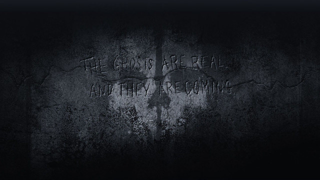 Black wall ghosts are real free wallpaper - medium preview image