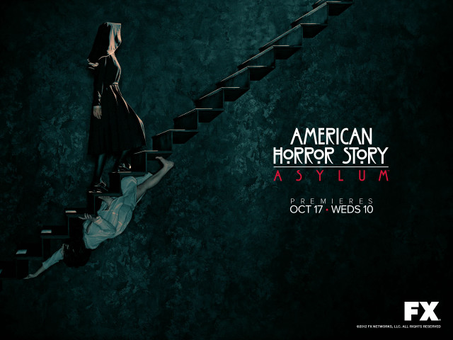Woman black dress walking staircase free wallpaper - medium preview image