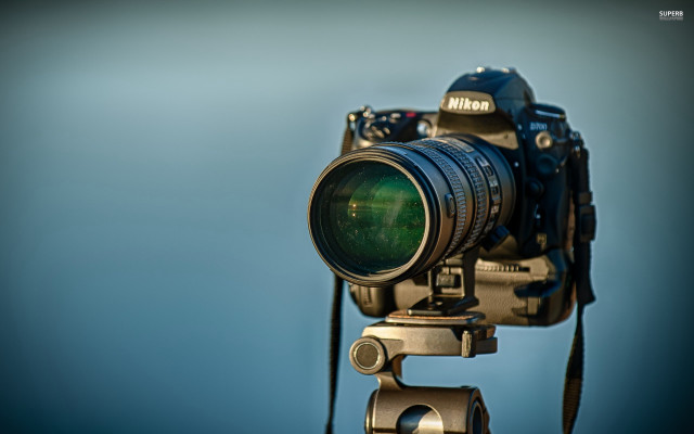 Camera lens tripod sky macro free wallpaper - medium preview image