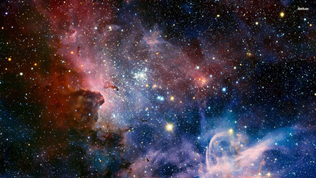Large star cluster night sky #2 free wallpaper - medium preview image