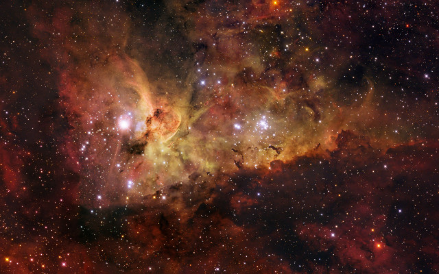 Large cluster stars sky star free wallpaper - medium preview image