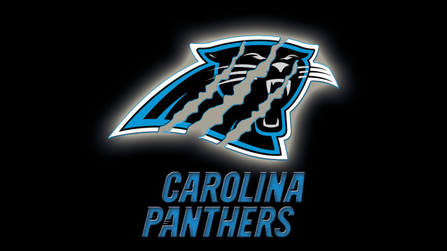 Carolina panther logo black background free wallpaper - medium preview image
