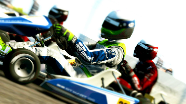 Kart racing person motorcycle helmet free wallpaper - medium preview image