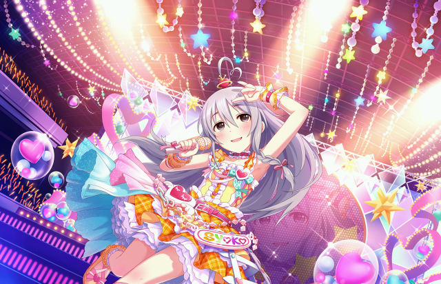 Girl dress star microphone neck free wallpaper - medium preview image